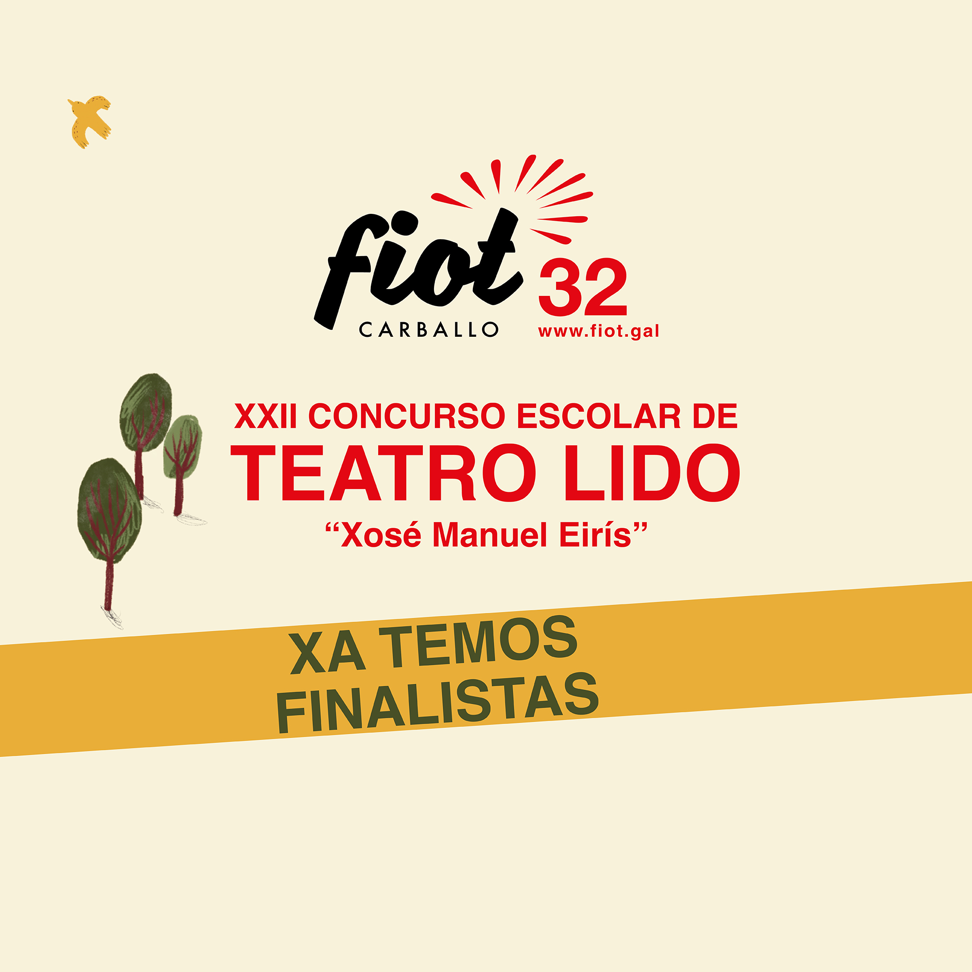 Finalistas do XXII Concurso Escolar de Teatro Lido Xosé Manuel Eirís